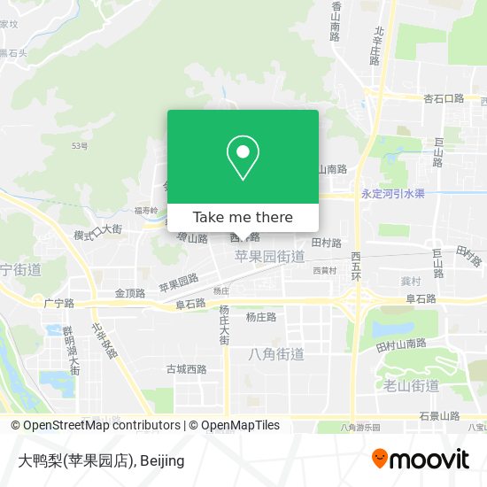 大鸭梨(苹果园店) map