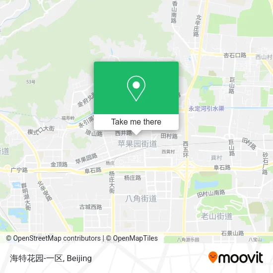 海特花园-一区 map