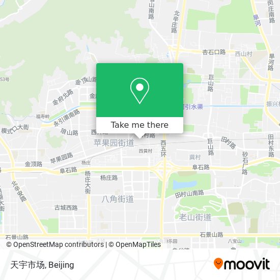 天宇市场 map