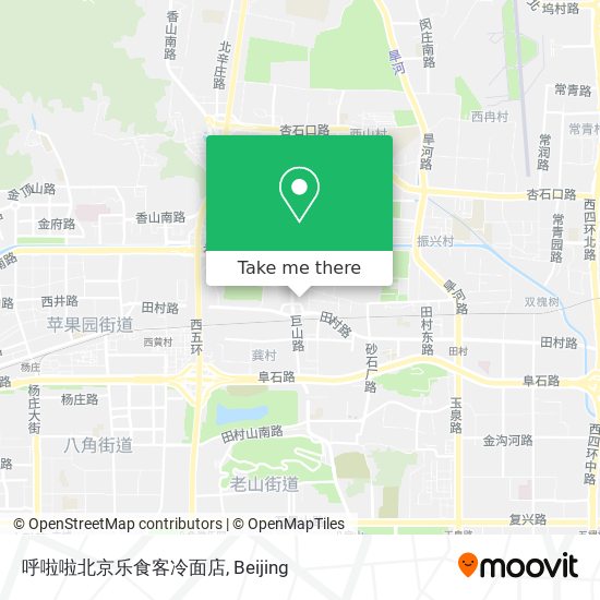 呼啦啦北京乐食客冷面店 map