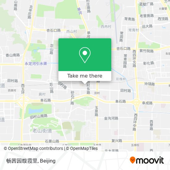 畅茜园馥霞里 map