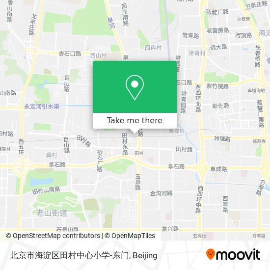 北京市海淀区田村中心小学-东门 map