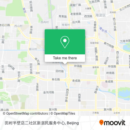 田村半壁店二社区新居民服务中心 map
