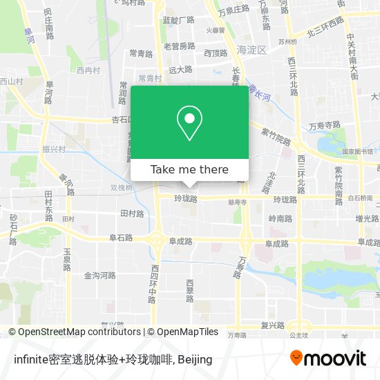 infinite密室逃脱体验+玲珑咖啡 map