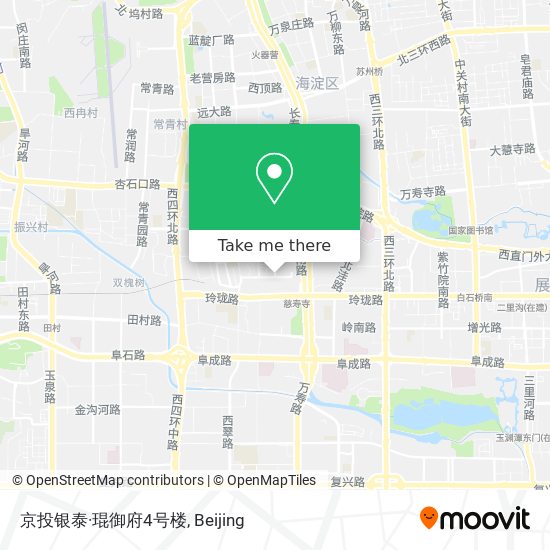 京投银泰·琨御府4号楼 map