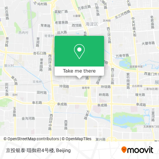 京投银泰·琨御府4号楼 map