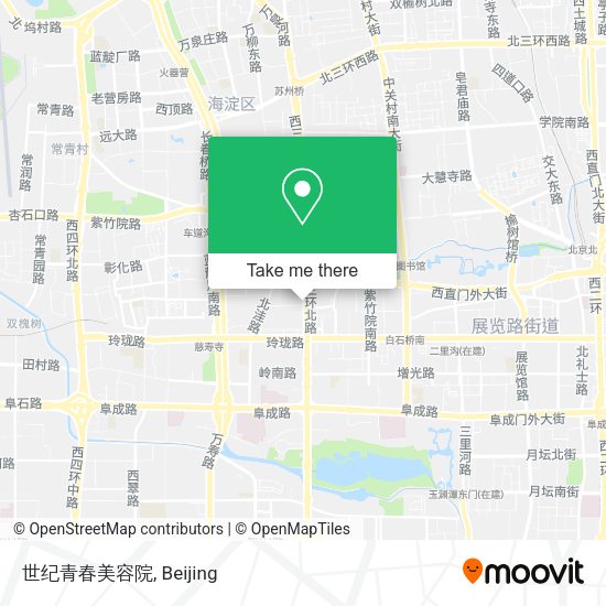 世纪青春美容院 map