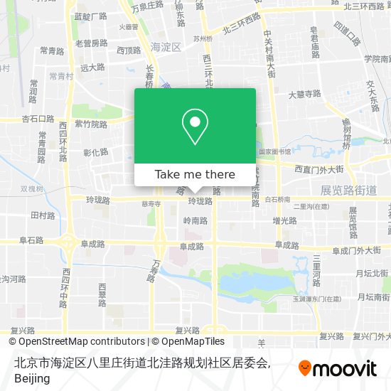 北京市海淀区八里庄街道北洼路规划社区居委会 map