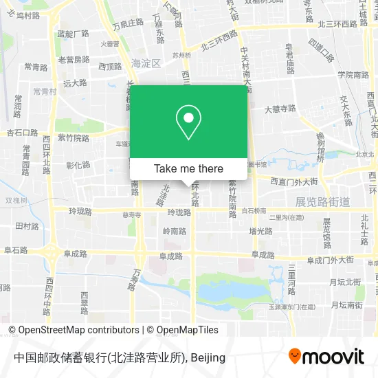 中国邮政储蓄银行(北洼路营业所) map