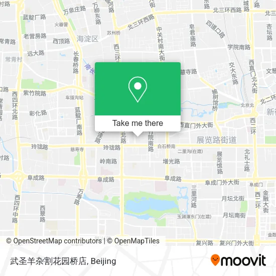 武圣羊杂割花园桥店 map