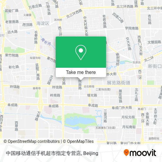 中国移动通信手机超市指定专营店 map