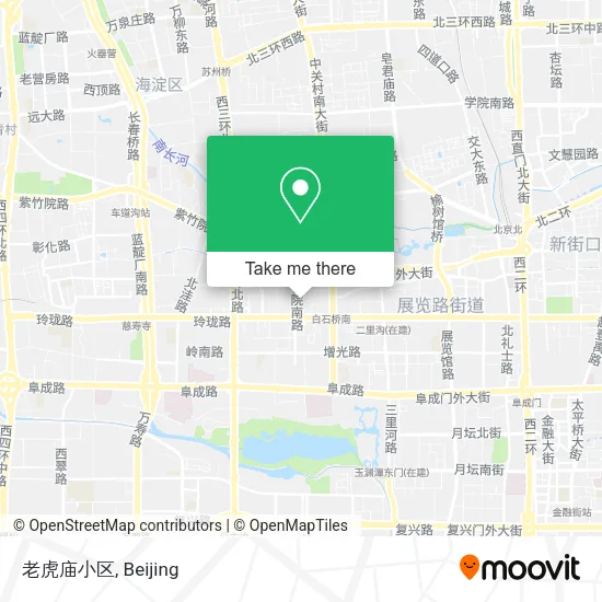 老虎庙小区 map