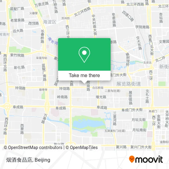 烟酒食品店 map