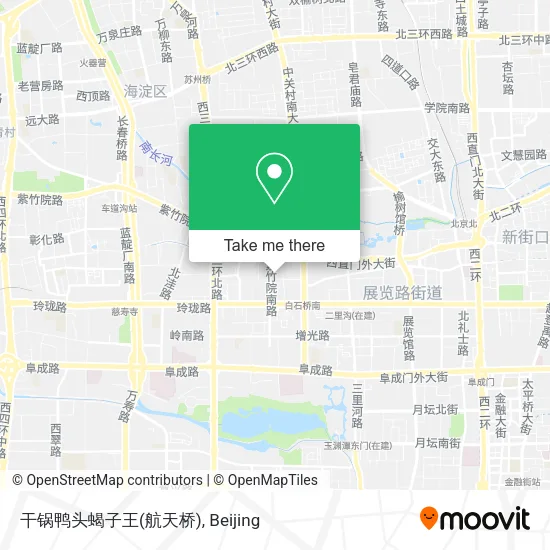 干锅鸭头蝎子王(航天桥) map