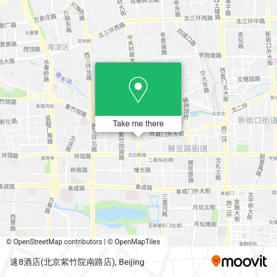 速8酒店(北京紫竹院南路店) map