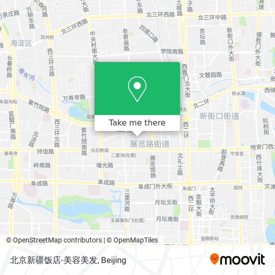 北京新疆饭店-美容美发 map