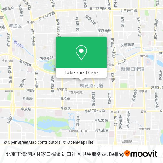 北京市海淀区甘家口街道进口社区卫生服务站 map