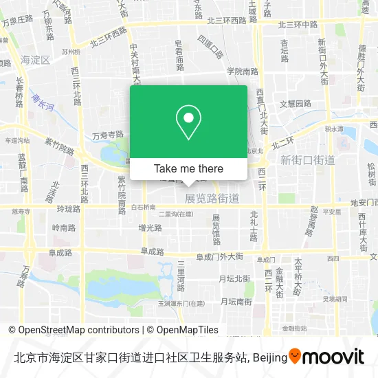 北京市海淀区甘家口街道进口社区卫生服务站 map