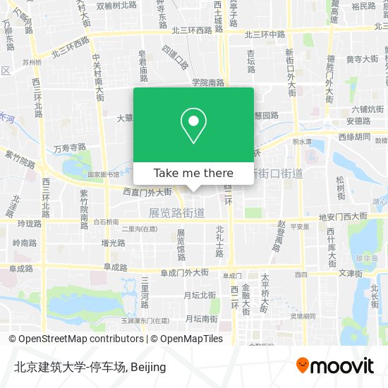 北京建筑大学-停车场 map