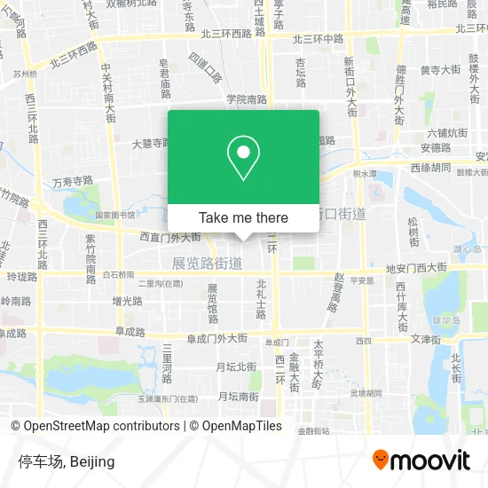 停车场 map