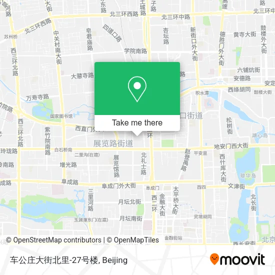 车公庄大街北里-27号楼 map