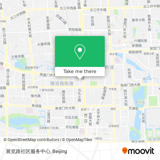 展览路社区服务中心 map