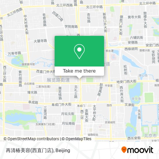 再清椿美容(西直门店) map