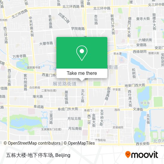 五栋大楼-地下停车场 map