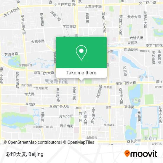 彩印大厦 map