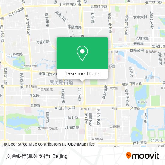 交通银行(阜外支行) map