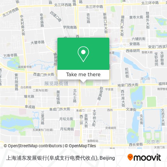 上海浦东发展银行(阜成支行电费代收点) map