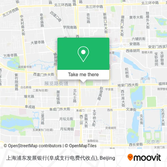 上海浦东发展银行(阜成支行电费代收点) map