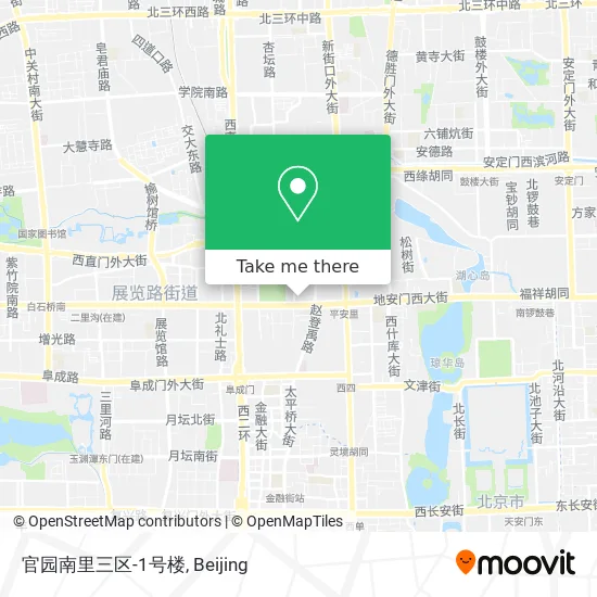 官园南里三区-1号楼 map