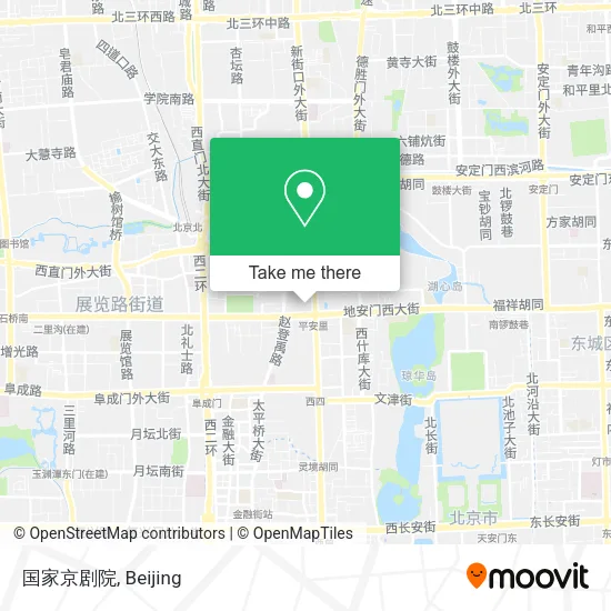 国家京剧院 map