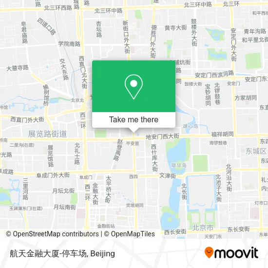 航天金融大厦-停车场 map