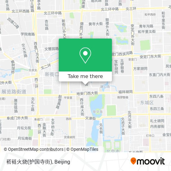 褡裢火烧(护国寺街) map