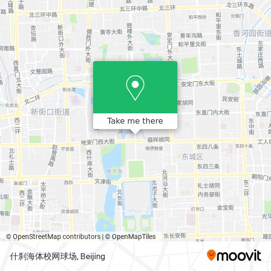 什刹海体校网球场 map