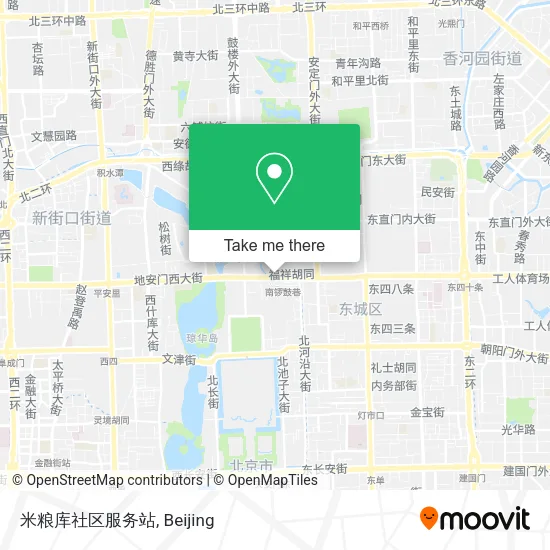 米粮库社区服务站 map