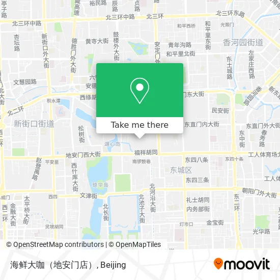 海鲜大咖（地安门店） map