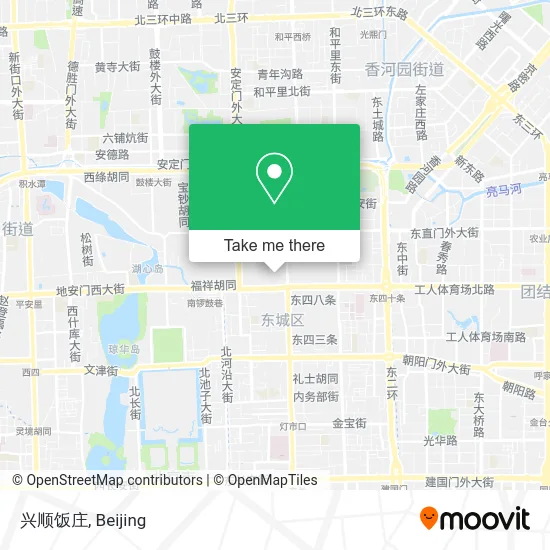 兴顺饭庄 map