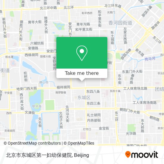 北京市东城区第一妇幼保健院 map