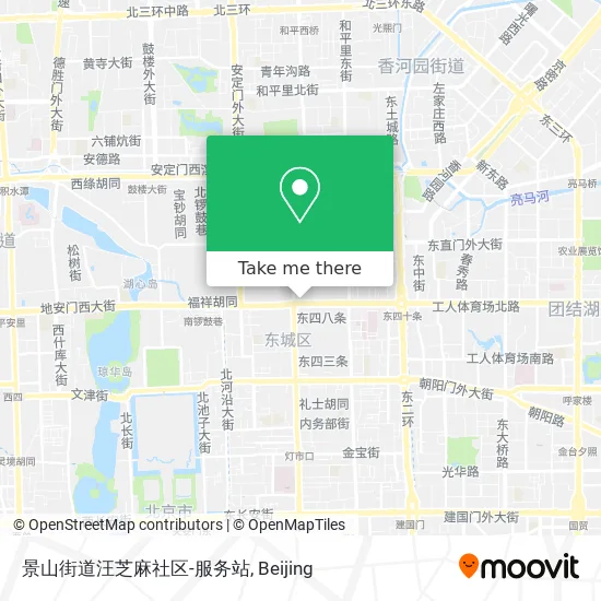 景山街道汪芝麻社区-服务站 map