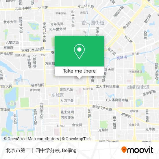 北京市第二十四中学分校 map