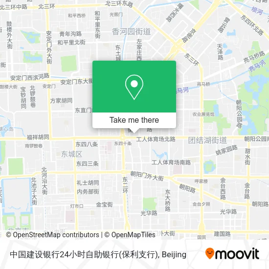 中国建设银行24小时自助银行(保利支行) map