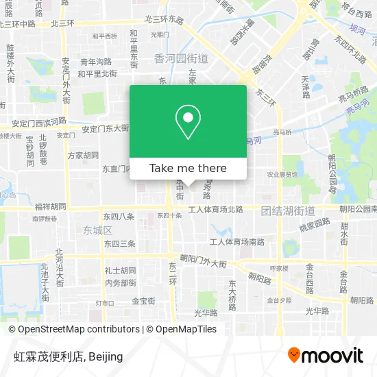 虹霖茂便利店 map