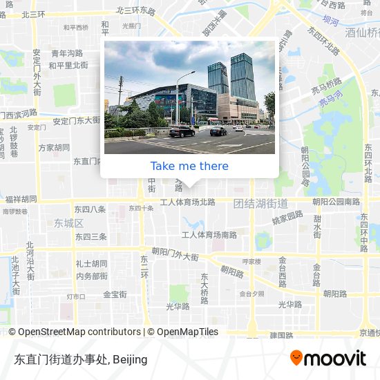 东直门街道办事处 map