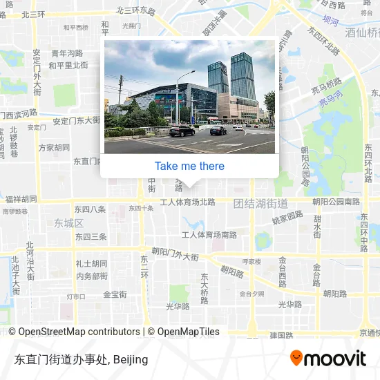 东直门街道办事处 map