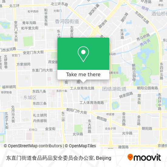 东直门街道食品药品安全委员会办公室 map