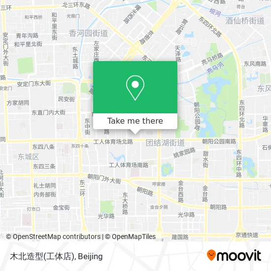 木北造型(工体店) map