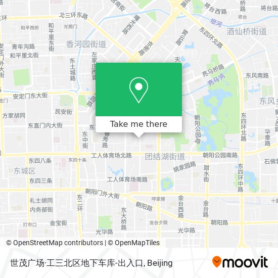 世茂广场·工三北区地下车库-出入口 map